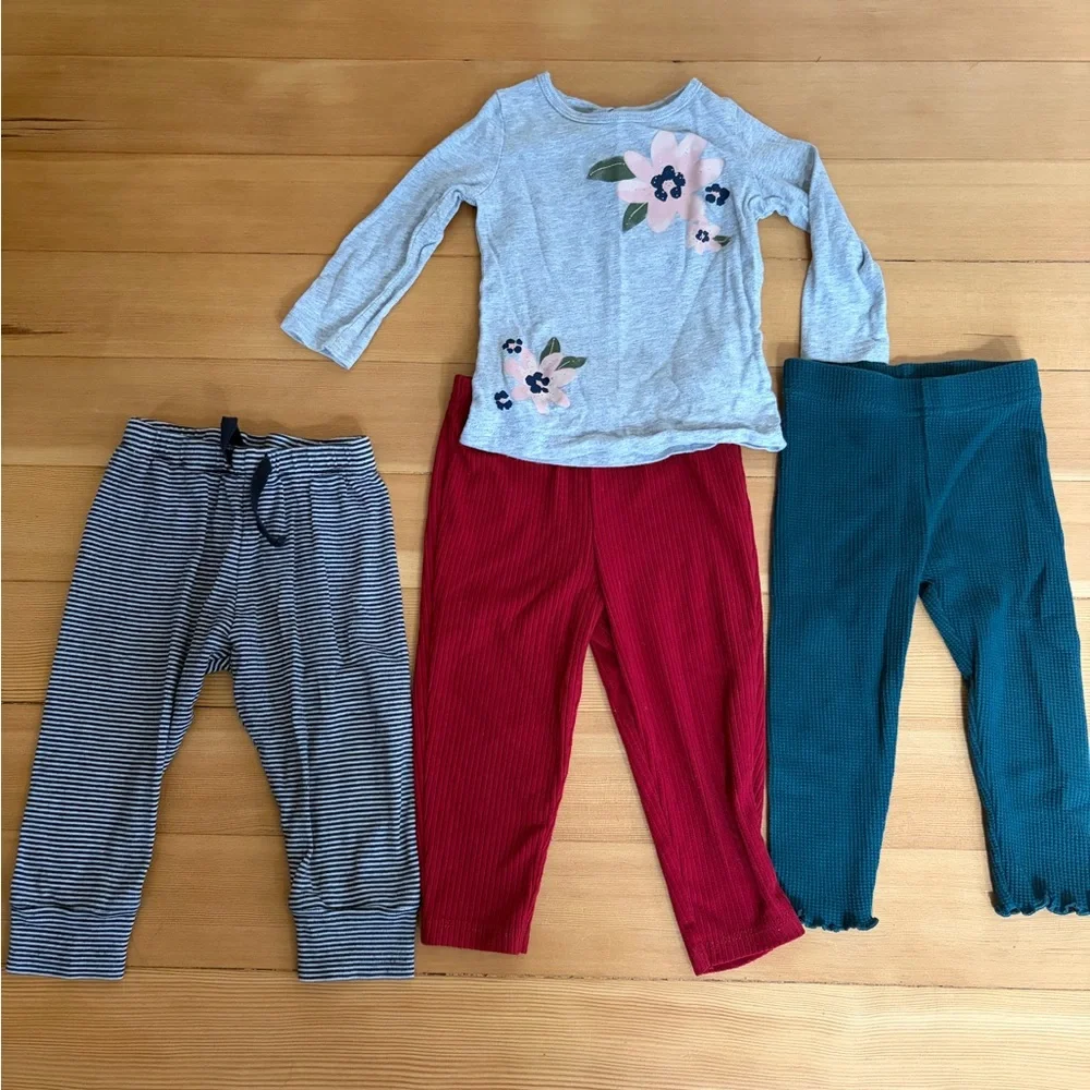 12 month pants bundle, additional shirt